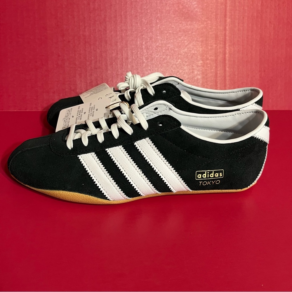 adidas TOKYO W JI0183 Core Black-Cloud White Men=7 Women-8.5 Leather USA Seller